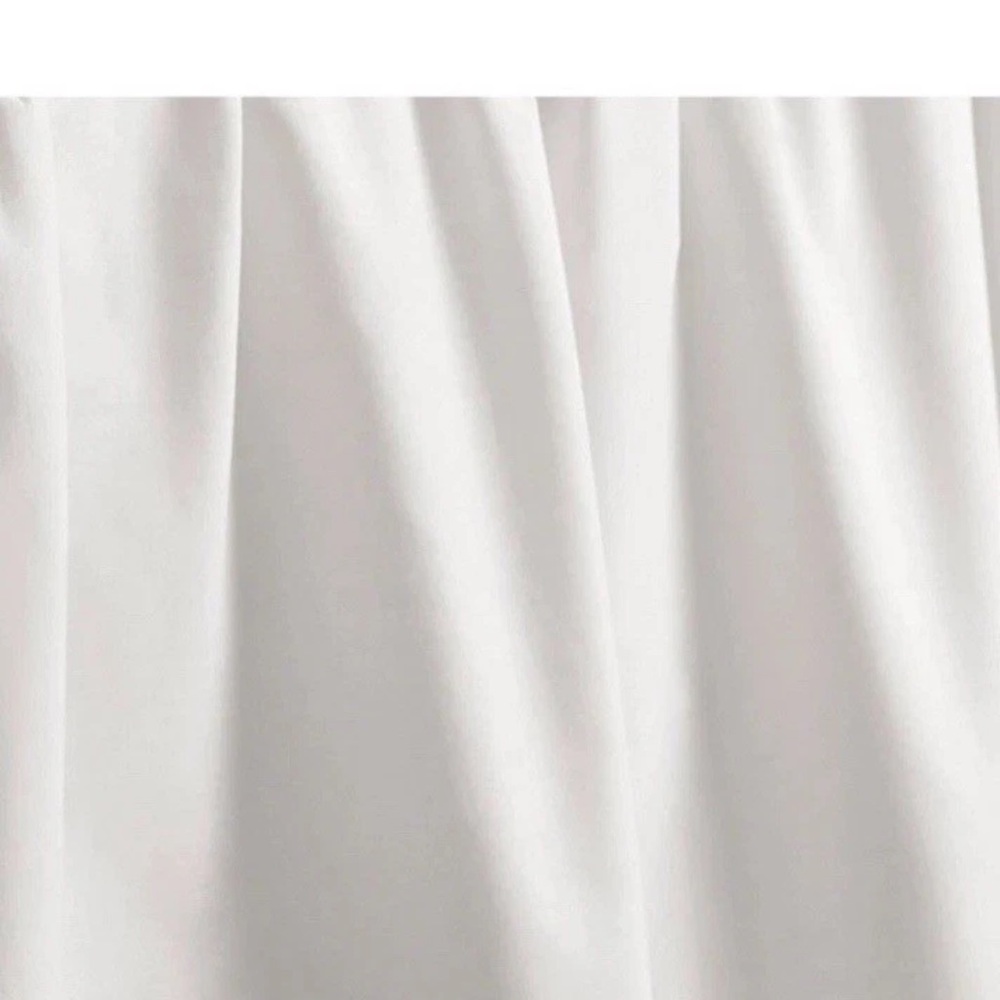 Laura Ashley ~ QUEEN White Ruffled Bedskirt ~   100% Cotton ~ Machine Washable - Picture 3 of 4